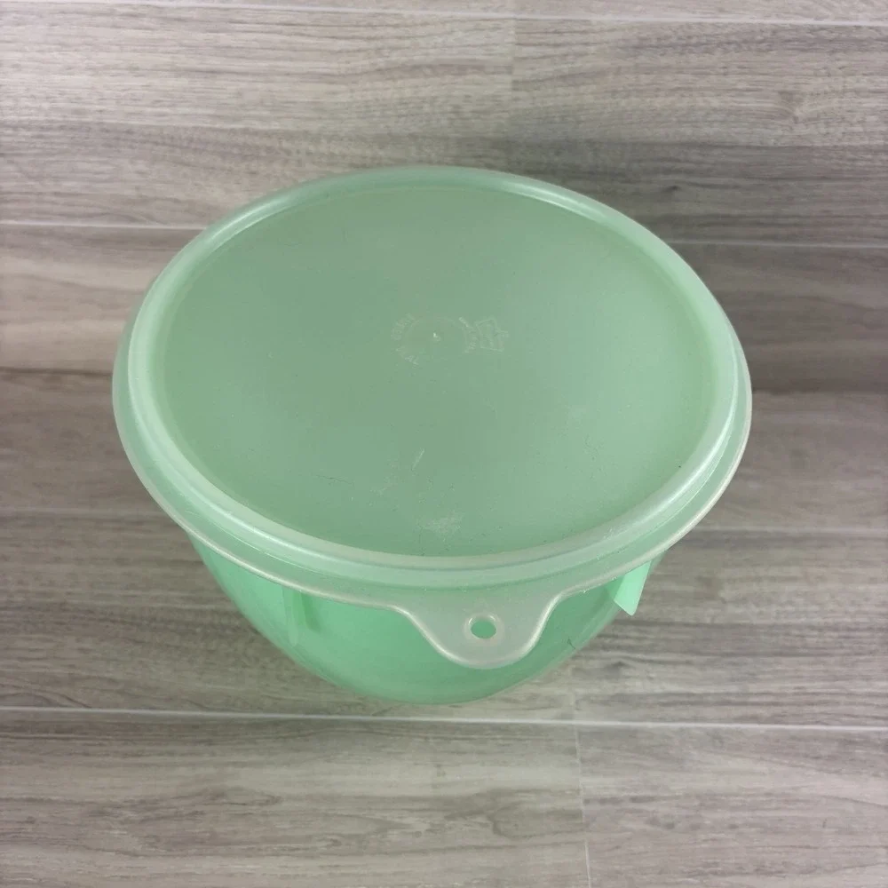 Eagle Storage Bowl Super Seal Lid Green Lettuce Fruit Vegetables Vintage USA